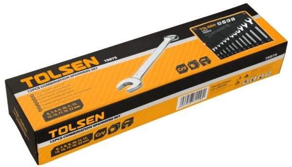 TOLSEN 12 PC COMBINATION SPANNER