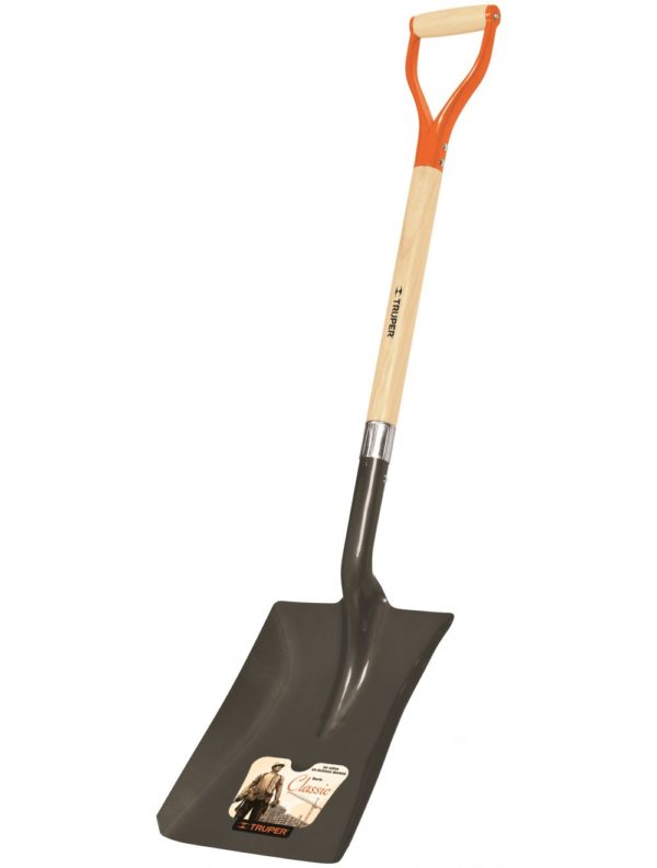 TRUPER Y HANDLE SQUARE POINT SHOVEL